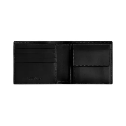 Intrecciato Bi-Fold Wallet With Coin Purse