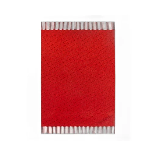 Cashmere Blanket With Intreccio Motif