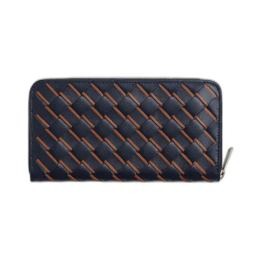 Intrecciato Zip Around Wallet