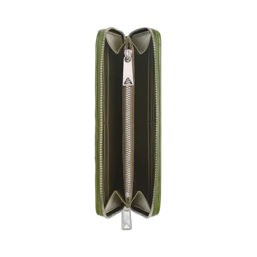 Intrecciato Zip Around Wallet