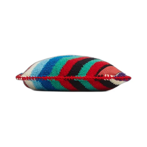 Loopy Stripe Knit Cushion