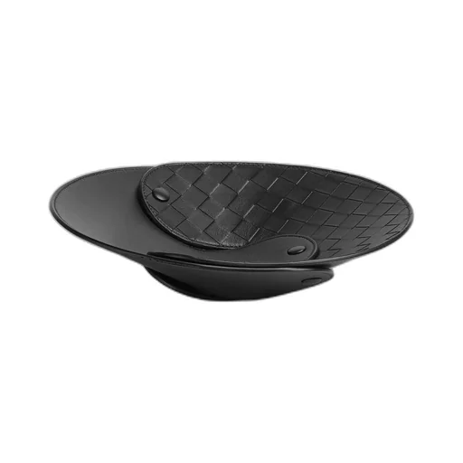 Interlocking Leather Tray - M