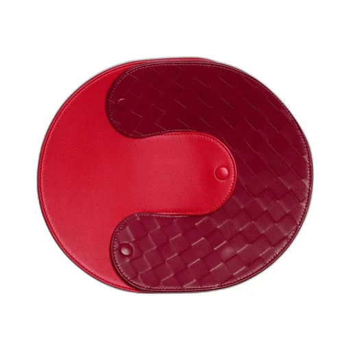 Interlocking Leather Tray - M
