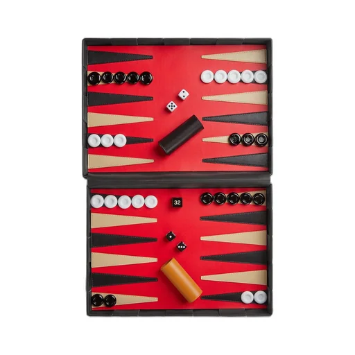 Leather Backgammon