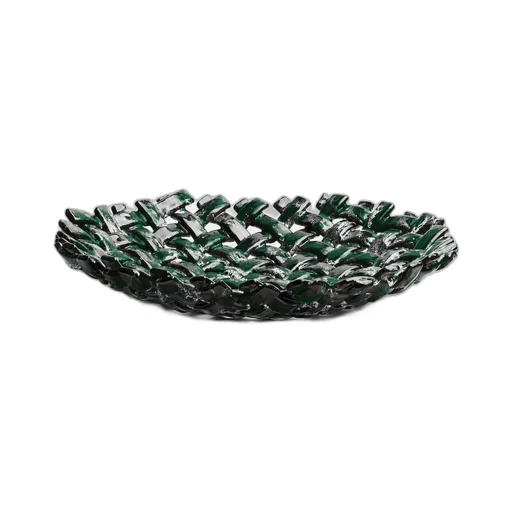 Volcanic Glazed Intrecciato Tray