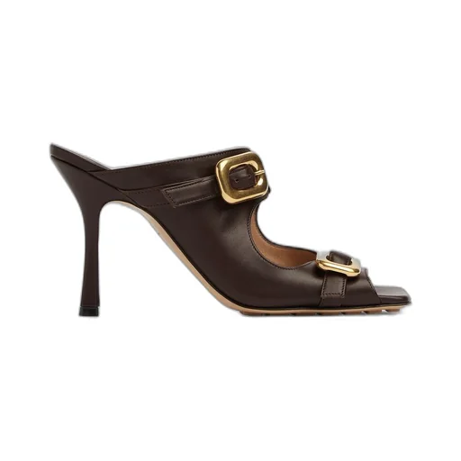 Stretch Buckle Mule Sandal