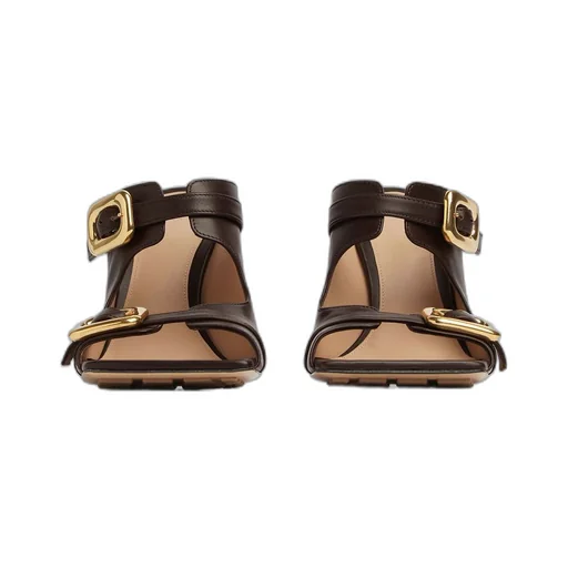 Stretch Buckle Mule Sandal