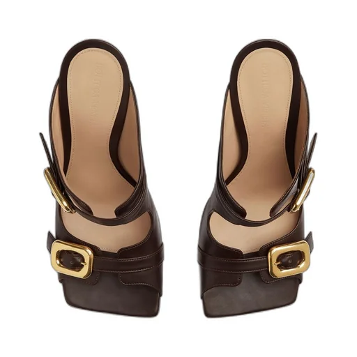 Stretch Buckle Mule Sandal