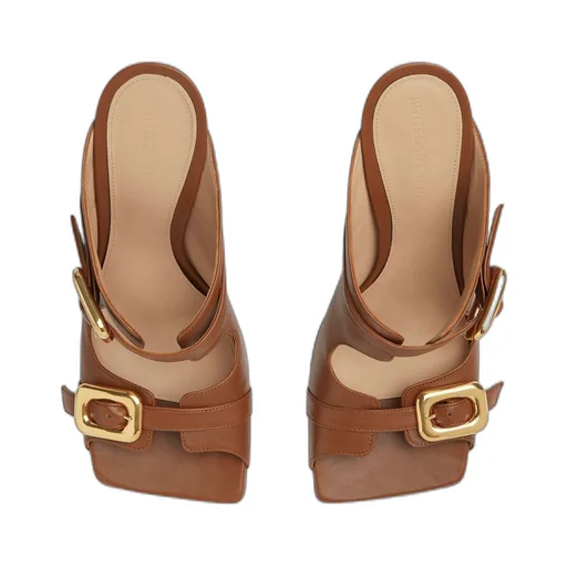 Stretch Buckle Mule Sandal