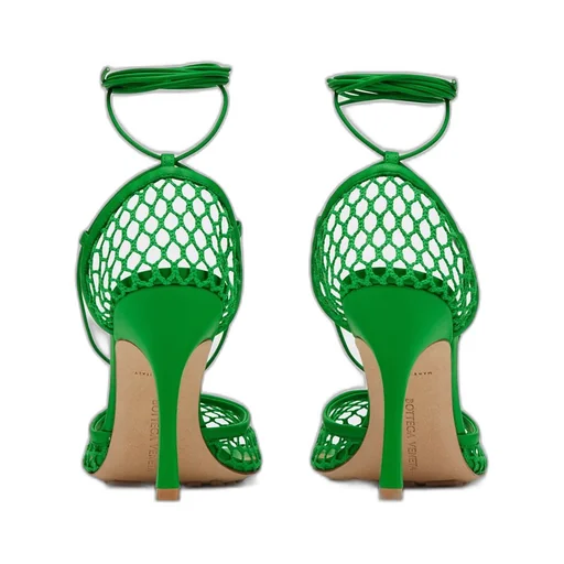 Stretch Lace-Up Sandal