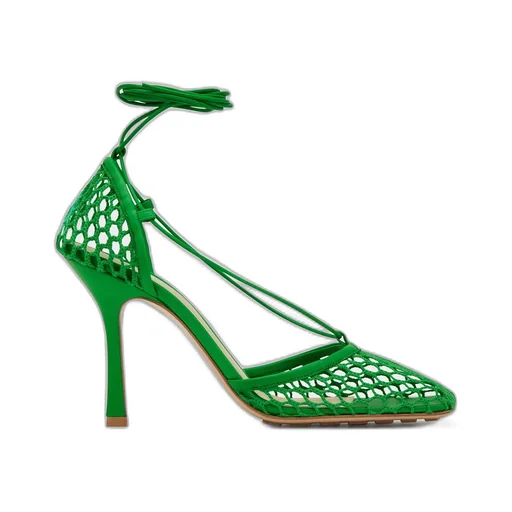 Stretch Lace-Up Sandal