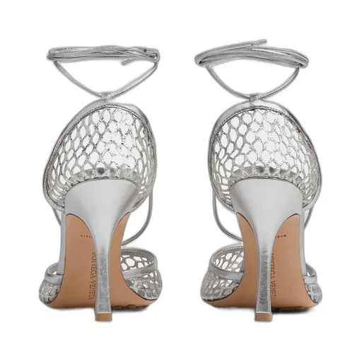 Stretch Lace-Up Sandal