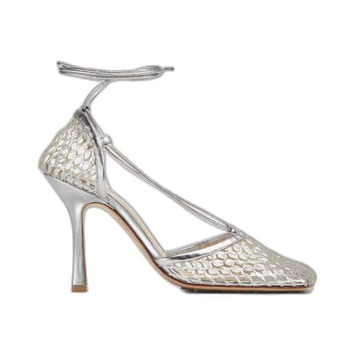 Stretch Lace-Up Sandal