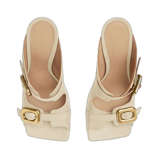 Stretch Buckle Mule Sandal