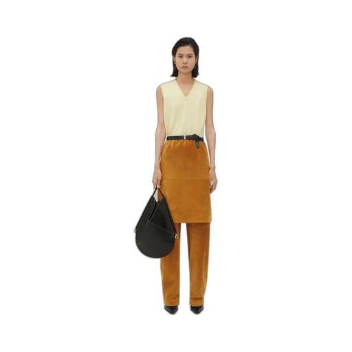 Suede Leather Skirt
