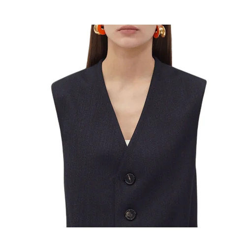 Striped Wool Gilet