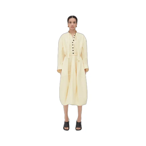 Light Cotton Twill Balloon Dress