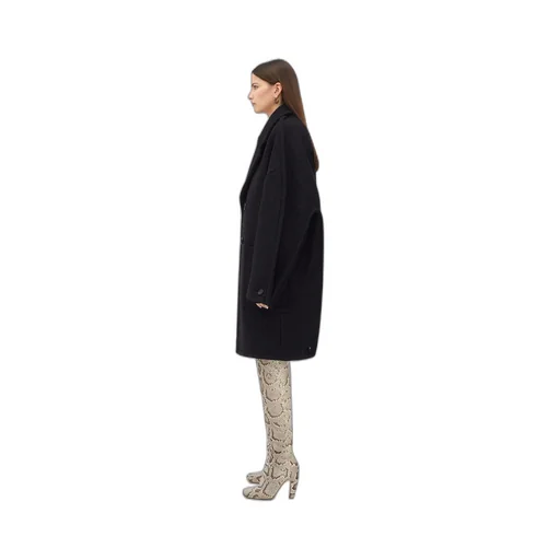 Wool Twill Oversized Coat