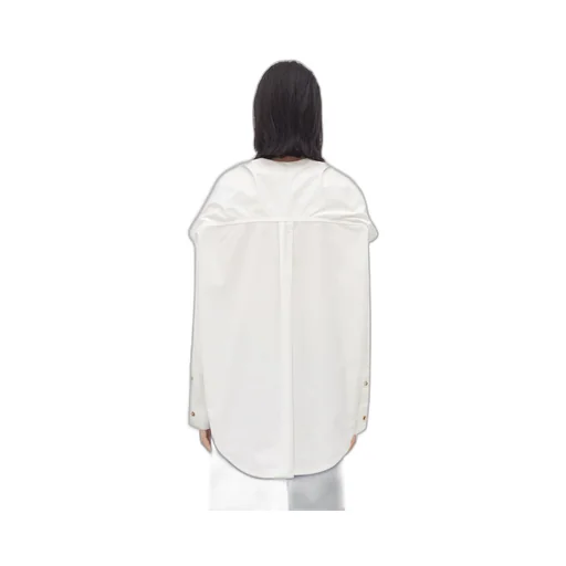 Compact Cotton Shirt With Knots
