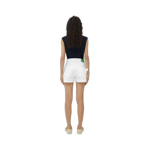 White Denim Shorts
