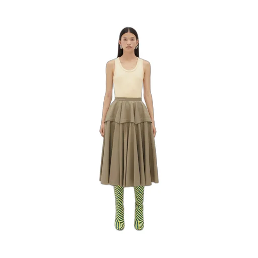 Compact Cotton Skirt