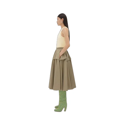 Compact Cotton Skirt
