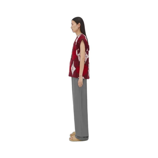 Intreccio Argyle Wool Gilet