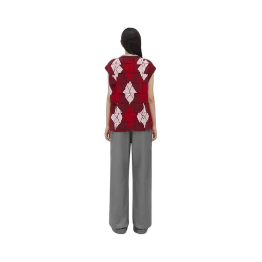 Intreccio Argyle Wool Gilet