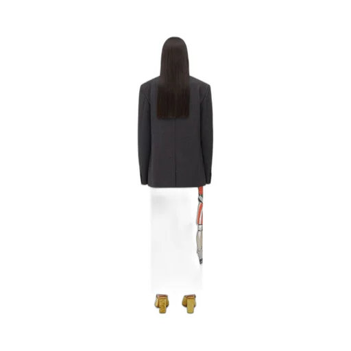 Prince Of Wales Wool Jacket With Label