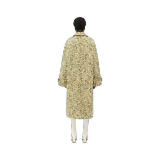 Chevron Mouline Wool Coat