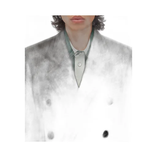 Houndstooth Wool Jacket With Label
