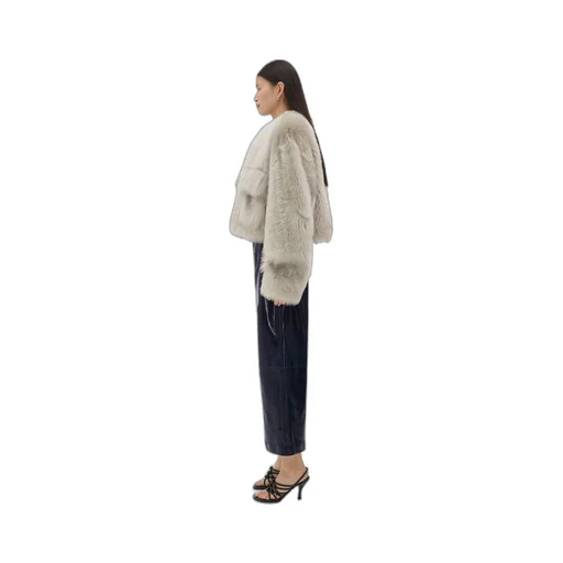 Toscana Shearling Cropped Blouson