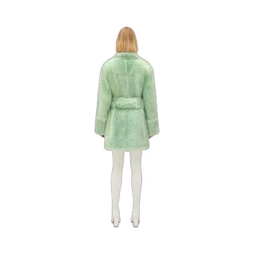 Shearling Belted Coat