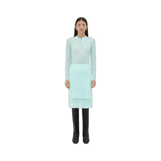 Cotton Flowers 2 In 1 Midi Skirt