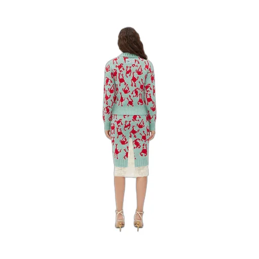 Jacquard Crabs Wool Jumper