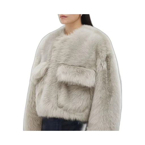 Toscana Shearling Cropped Blouson