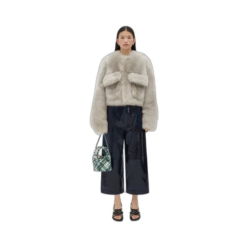 Toscana Shearling Cropped Blouson