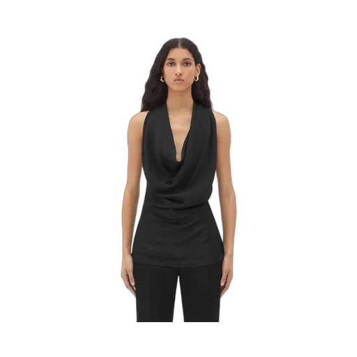 Fluid Viscose Draped Top