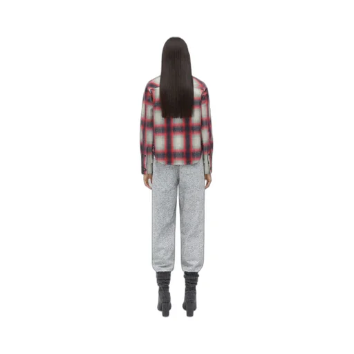 Printed Leather Check Shirt