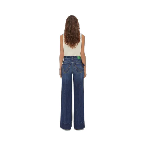 Medium Washed Wide Denim