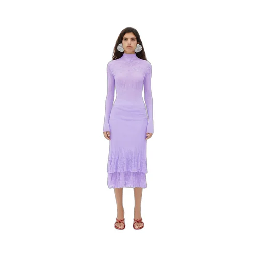 Cotton Flowers High Neck Jumper