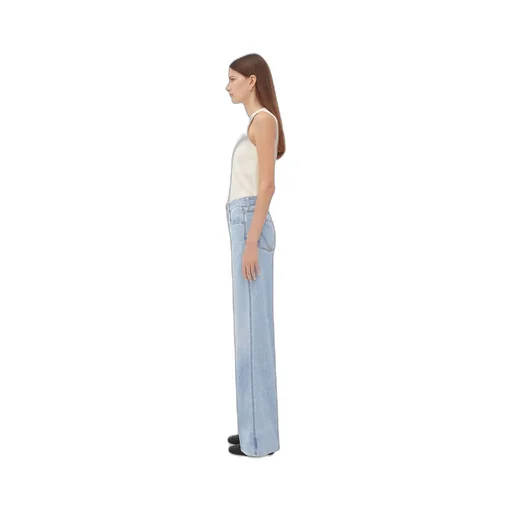 Light Bleached Wide Leg Denim