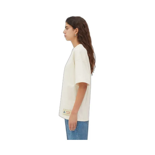 Cotton Jersey T-Shirt With Label