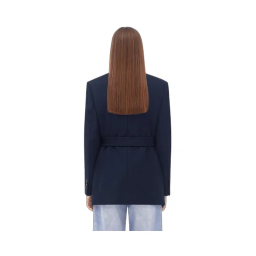 Double Wool Cashmere Belted Jacket