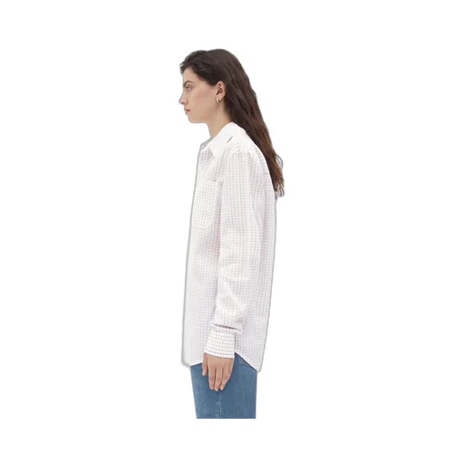 Crisp Cotton Silk Check Bandana Shirt