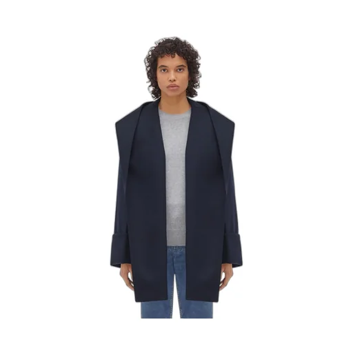 Double Wool Cashmere Hooded Coat