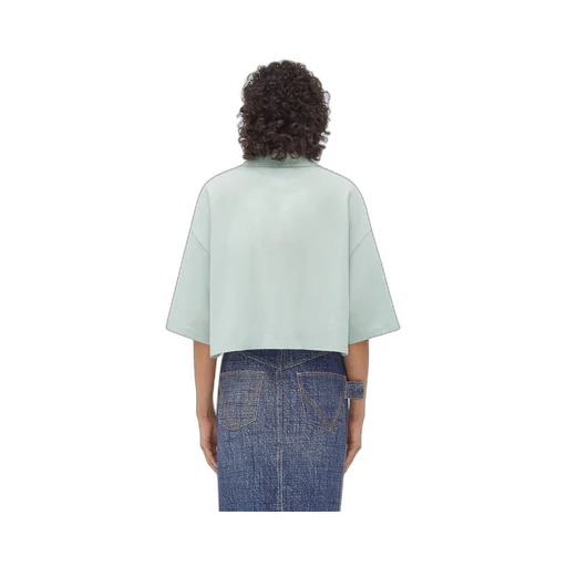 Cropped Cotton Piquet Polo