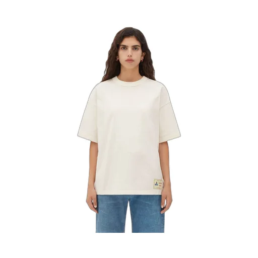 Cotton Jersey T-Shirt With Label