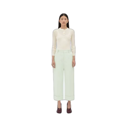Cotton Twill Culotte Trousers