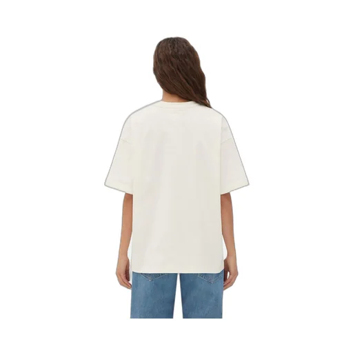 Cotton Jersey T-Shirt With Label